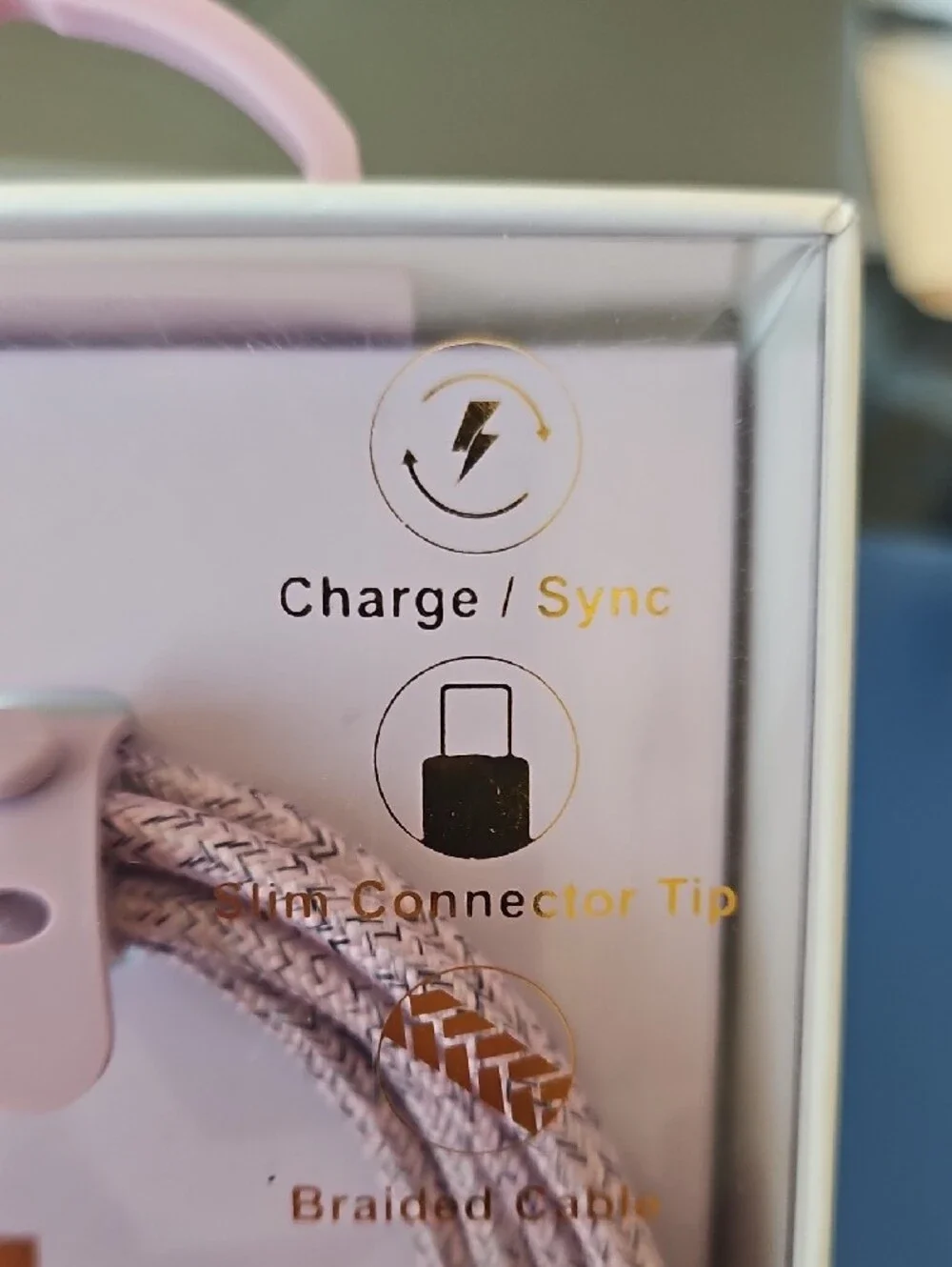 Apple Certified Lightning Cable - Pink, White, Black & White Bundle